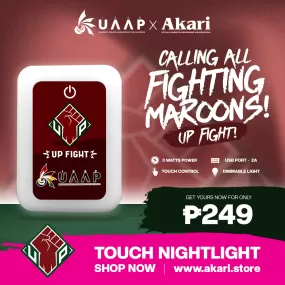 AKARI X UAAP [ UP ] Touch Night Light USB Adaptor Tricolor and Dimmable