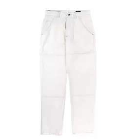 ARPENTEUR EDDIE P TROUSERS COTTON LINEN SERGE WHITE