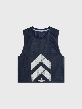 BARRY'S NAVY LEGEND MESH TANK