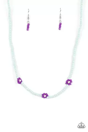 Bewitching Beading Purple Necklace - Paparazzi Accessories