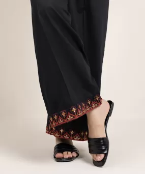 Embroidered Cambric Culottes