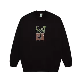 Frog Instagram Ads Crewneck (Black)